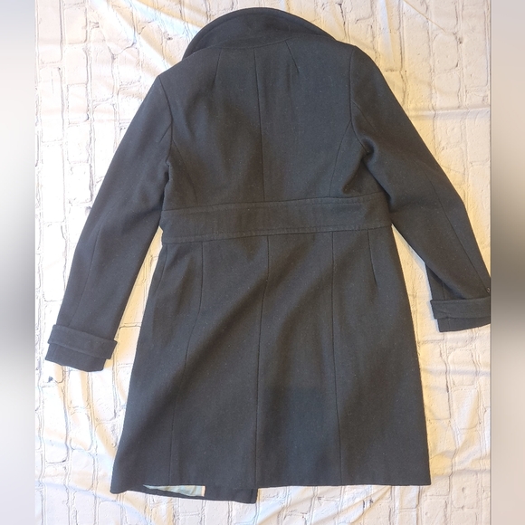 J. Crew Classic Black Trench Coat - Picture 5 of 7